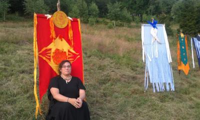 Totemy Valerie Salez, Art from Heart festival w schronisku na Rogaczu