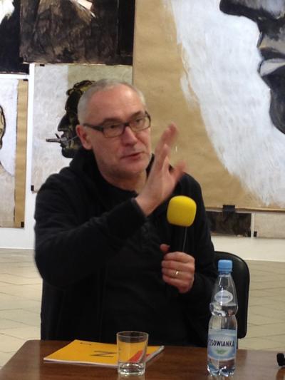 Spotkanie z Jarosławem Modzelewskim w Galerii Bielskiej BWA 8 marca 2013