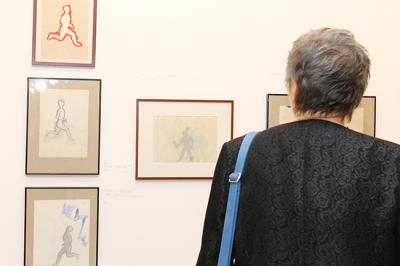 Wernisaż wystawy Jarosława Modzelewskiego „Stare papiery”, Galeria Bielska BWA, 7 marca 2013 r., fot. Justyna Łabądź