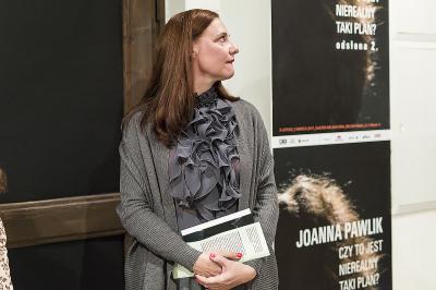 Wernisaż wystawy Joanny Pawlik CZY TO JEST NIEREALNY TAKI PLAN? - odsłona druga, Joanna Pawlik