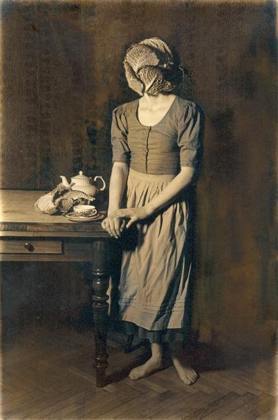 Karolina Tyrna, fotografia z cyklu Familia Brassicacaea, 2003/04–2013, format 30 x 40, technika własna, fotografia barwiona sepią, papier barytowy