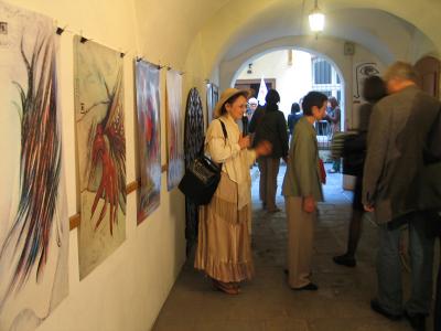 Otwarcie wystawy Michała Klisia "W Bramie", Helena Dobranowicz, 22 kwietnia 2009