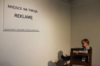 Otwarcie wystawy Leszka Lewandowskiego DWA WĄTKI CZYLI AKCJA RÓWNOLEGŁA, 2 stycznia 2015, fot. J. Łabądź