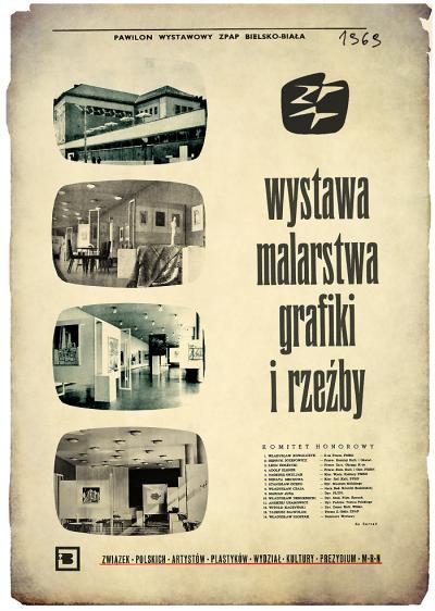 plakat Roberta Kuśmirowskiego do Wystawy jesiennej