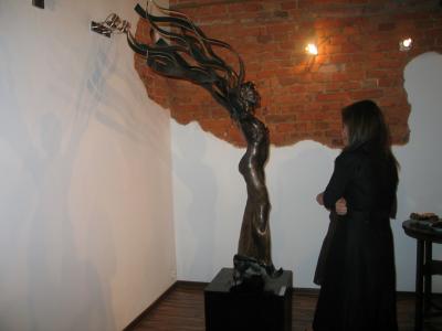 Otwarcie wystawy Lidii Sztwiertni, 23 kwietnia 2009