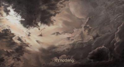 Małgorzata Rozenau, It's nothing, 2013, olej, akryl na płótnie, fot. J. Rojkowski 82 x 150 cm, 