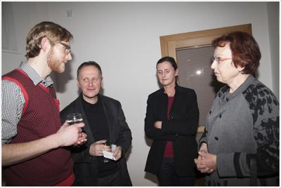 Od lewej: Jakub Adamec, Krzysztof Morcinek, Krystyna Pasterczyk, Milada Hejmejová –  Wiceburmistrz Miasta Trzyniec. Fot. Jan Bocek