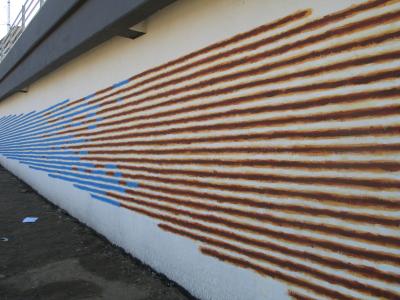 Fragment muralu, 14 maja 2009