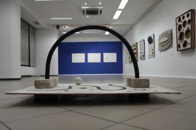 Koji Kamoji - Przestrzeń. Obrazy pruszkowskie i inne prace, ekspozycja, 2010, fot. K. Morcinek