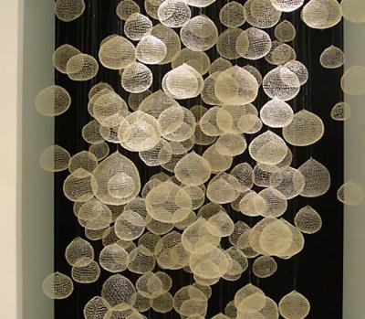 Xawery Wolski, Balloons, 188 elements, 2009, woven wire 