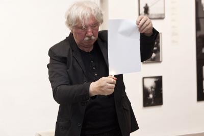 Performans Zbigniewa Warpechowskiego POEMATKI, 17 maja 2014, fot. K. Morcinek