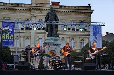 Komarno (Słowacja), wydarzenia projektu „Active Creative” 6 – 8 września 2013 r., koncert „City Rock Band of Wiessenfels” 