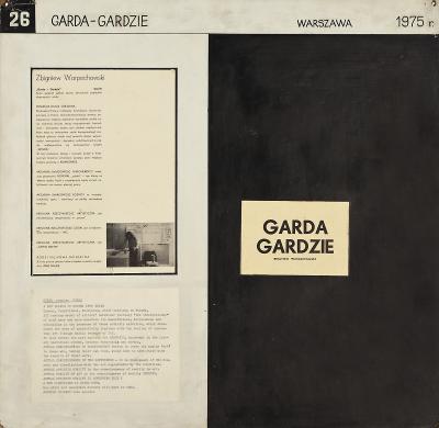 Zbigniew WARPECHOWSKi, 23. Warszawa, GARDA-GARDZIE, 1975