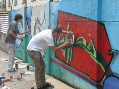 Warsztaty z graffiti dla młodzieży