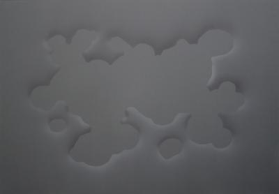Małgorzata Szymankiewicz, bez tytułu 125 b, 2010, akryl na płótnie, 165 x 235 cm