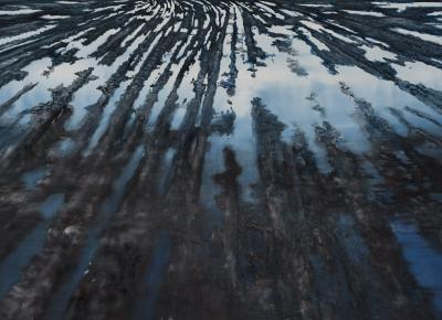 Zbigniew Blukacz, z cyklu Archetypy pejzażu, 2016, olej, płótno, 170 x 235 cm