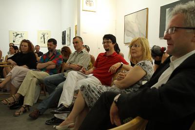 Panel dyskusyjny, od lewej Monika Lewandowska, Jan Gryka, Sławomir Brzoska, Łukasz Kałębasiak, Anna Markowska, Marek Świca, fot. K. Morcinek