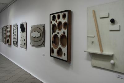 Koji Kamoji - Przestrzeń. Obrazy pruszkowskie i inne prace, ekspozycja, 2010, fot. K. Morcinek