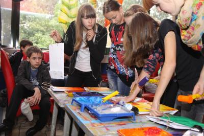 Warsztaty artystyczne z młodzieżą z Białorusi w Galerii Bielskiej BWA
