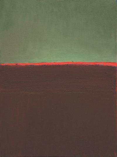 Ernest Zawada, Red Horizon, 2007, oil, canvas, 70 x 50 cm