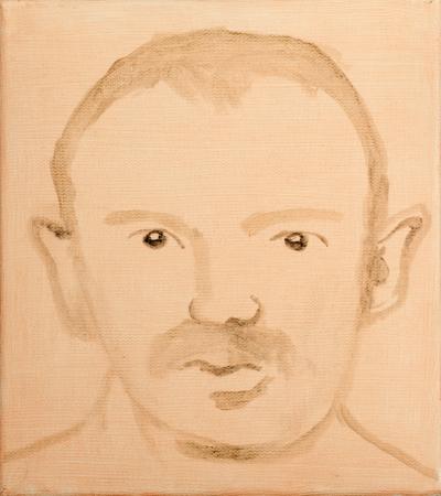 Portret pamięciowy, 2016, olej na płótnie, 22,5 x 20 cm   