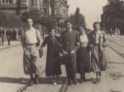Mieszkańcy Bielska w okresie międzywojennym. Fotografia ze zbiorów Centrum Żydowskiego w Oświęcimiu