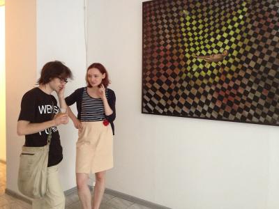 Wernisaż wystawy "Ideo-ramy egzystencji" w Galerii Manhattan w Łodzi, 5 lipca 2013