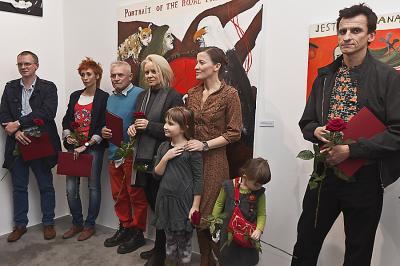 Od lewej: Artur Przebindowski, Małgorzata Rozenau, Piotr C. Kowalski i Joanna Janiak, Agula Swoboda, Dominik Podsiadły