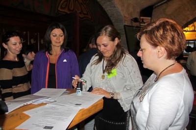 Komarno (Słowacja), wydarzenia projektu „Active Creative” 6 – 8 września 2013 r., podpisywanie Porozumienia Partnerów