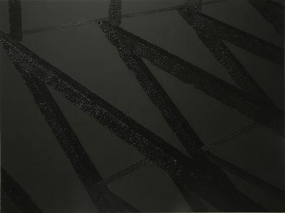 Jakub Ciężki, z cyklu blackout, 2013, technika mieszana na płótnie, 150 x 200 cm, fot. Krzysztof Morcinek
