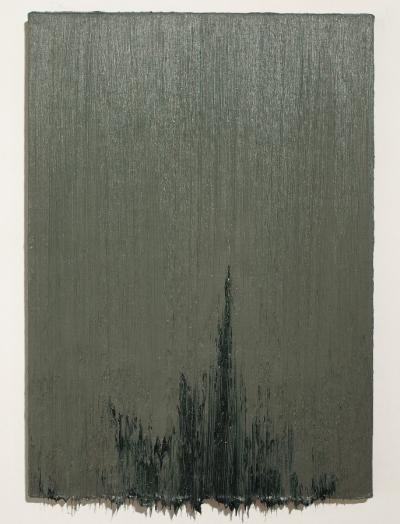 Czubek 10, 2017, olej na płótnie, 71 x 50 cm  