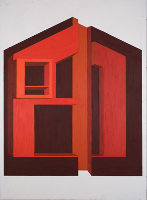 Bez tytułu, 2003, olej na płótnie, 190 x 294 cm