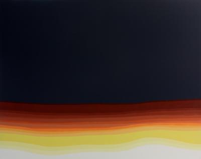 Artur Trojanowski, Czerwony, 2014, akryl na płótnie, 120 x 150 cm