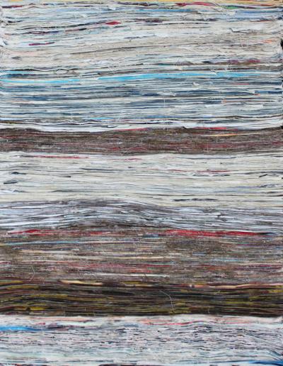 Martwe natury zebrane III, 2017, technika mieszana: akryl, olej, klej, płótno, 78 x 59 cm   