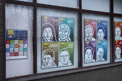 Tybetańscy bohaterowie, wystawa plakatów Małgorzaty Rozenau