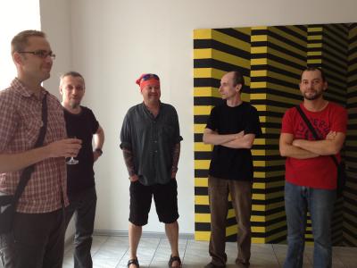 Wernisaż wystawy "Ideo-ramy egzystencji" w Galerii Manhattan w Łodzi, 5 lipca 2013