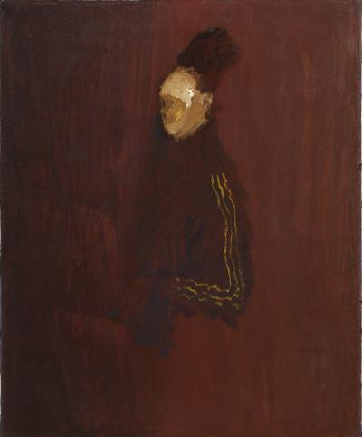 Nieignorantka, 2017, olej na płótnie, 41 x 33 cm   
